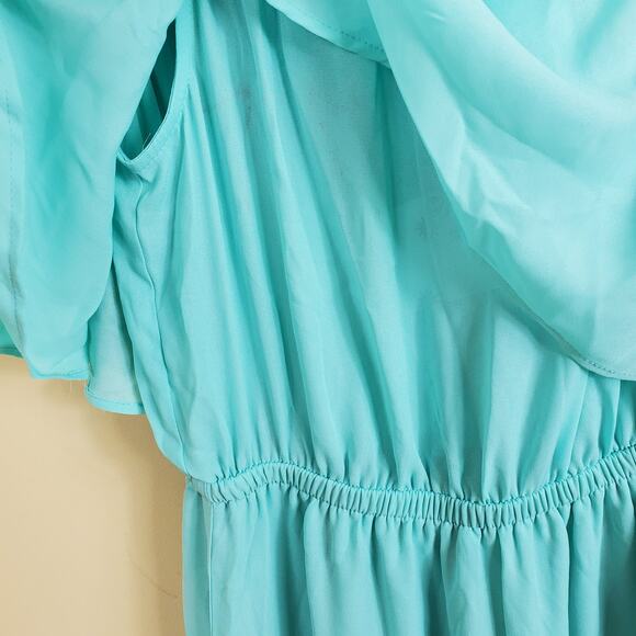 Show Me Your Mumu Hacienda Maxi Dress in Sea Glass Crisp Women's Size L - Picture 6 of 11